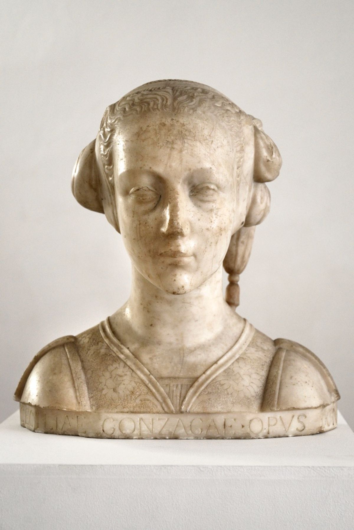The marble bust, believed by some to be by the Italian Renaissance master Donatello, was removed from the Spiš Museum in Levoča Photo: Peter Zupnik, 2021