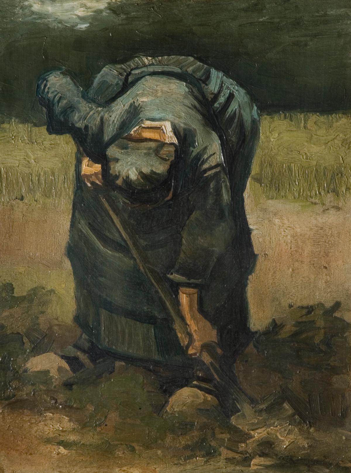 Van Gogh’s A Peasant Woman digging (summer 1885)

Barber Institute of Fine Arts (Henry Barber Trust), University of Birmingham
