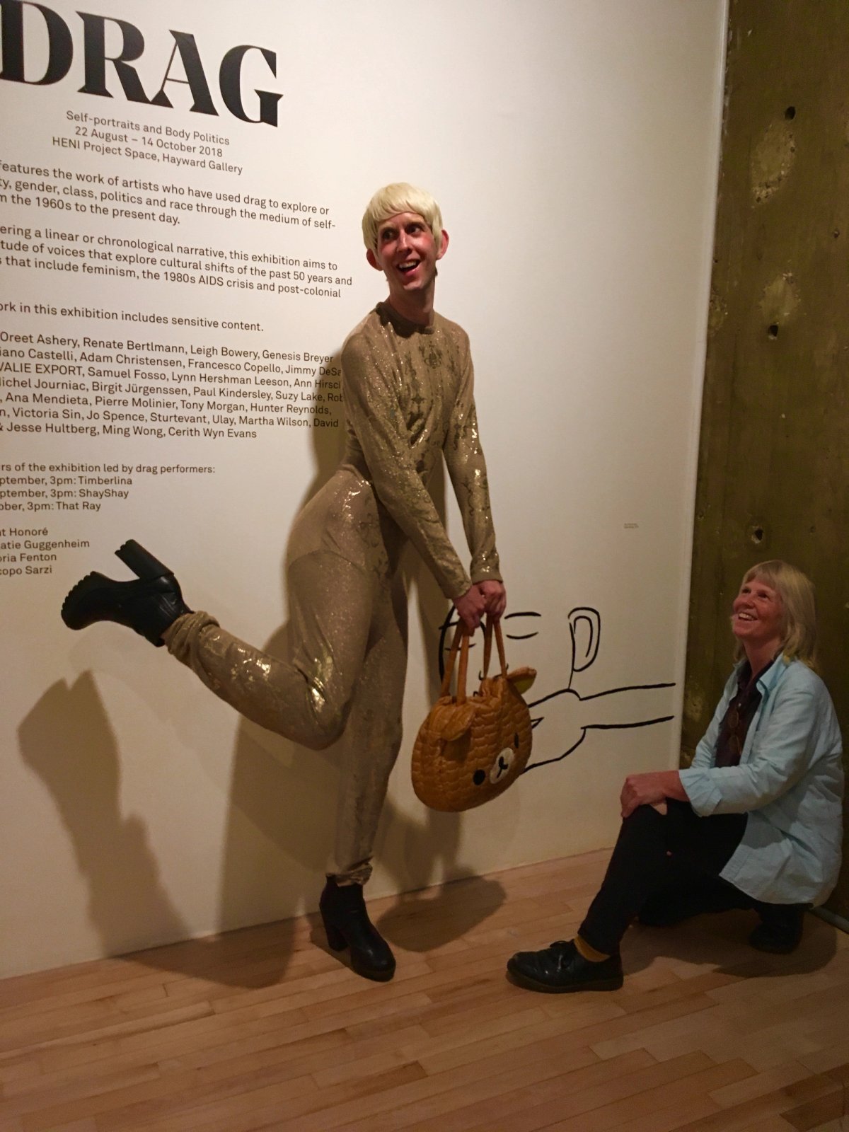 The artist Paul Kindersley with his mum Lida © Louisa Buck