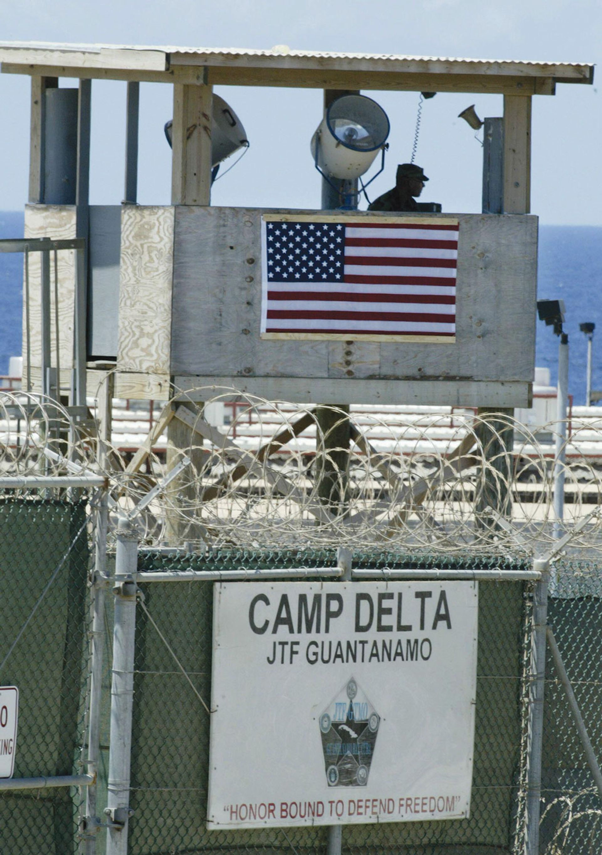 Detainees at Guantánamo Bay in Cuba, which opened in 2002, initially created works using anything they could find. Later, they were provided with art materials Photo: Joe Skipeer/Reuters/Alamy Stock Photo



