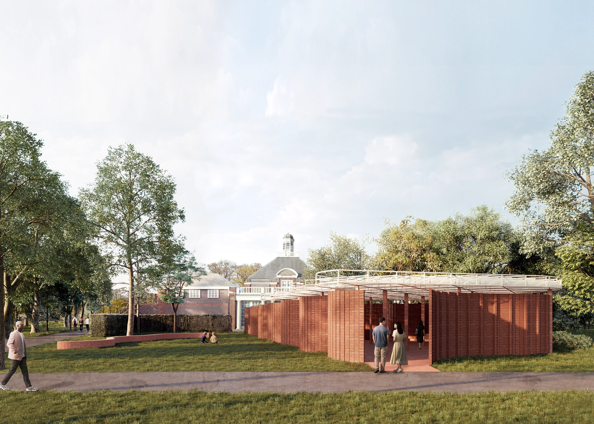 A design render of a serpentine pavilion
© LANZA atelier, courtesy Serpentine