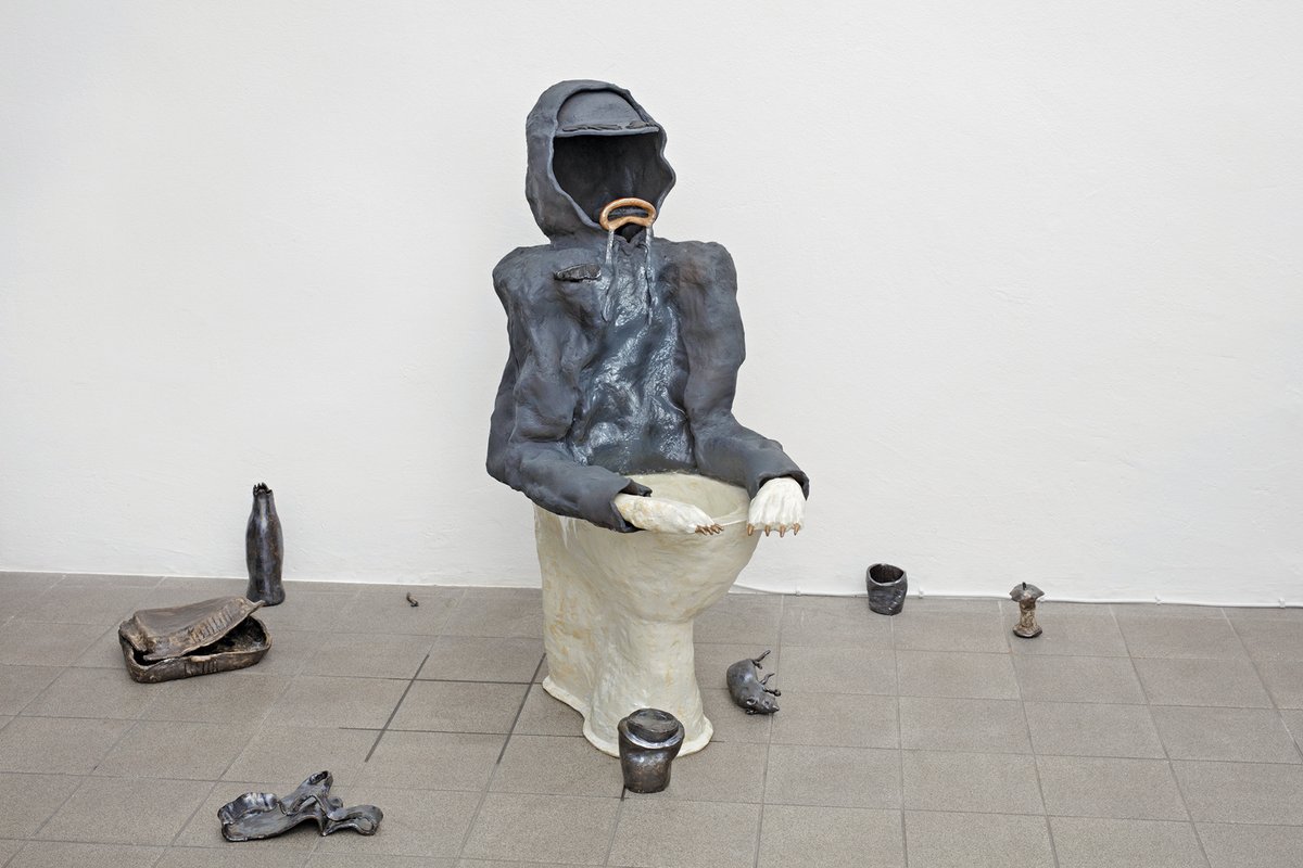 A detail of Lindsay Lawson’s 2017 installation Nope at Gillmeier Rech Courtesy of the artist and Gillmeier Rech, Berlin