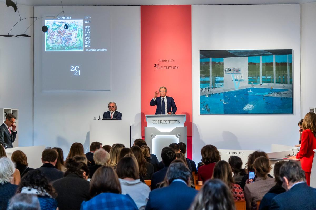 Hurvin Anderson's Audition sells for a record £7.4m with fees
Courtesy of Christie's