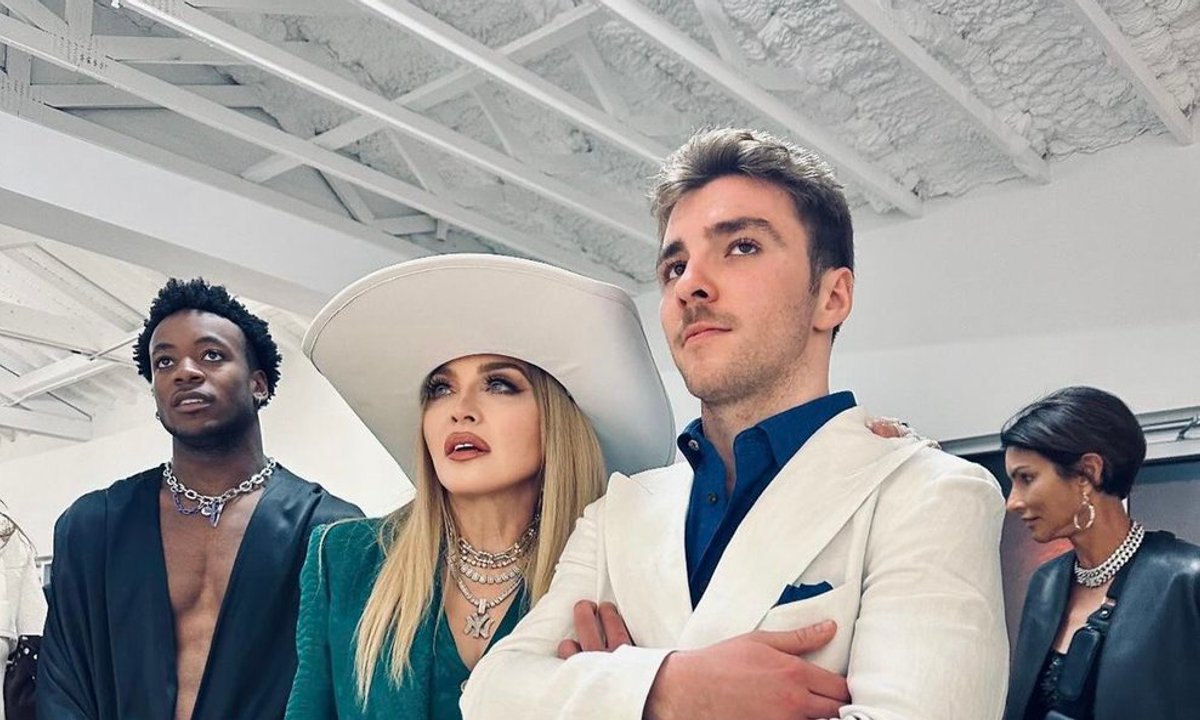 Proud mum Madonna pops drops in on son Rocco’s Miami show