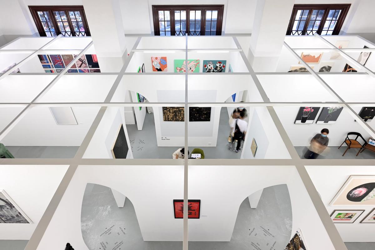 The Unscheduled fair, organised by the Hong Kong Art Gallery Association, has 12 exhibitors Photo © HKAGA (Felix SC Wong)