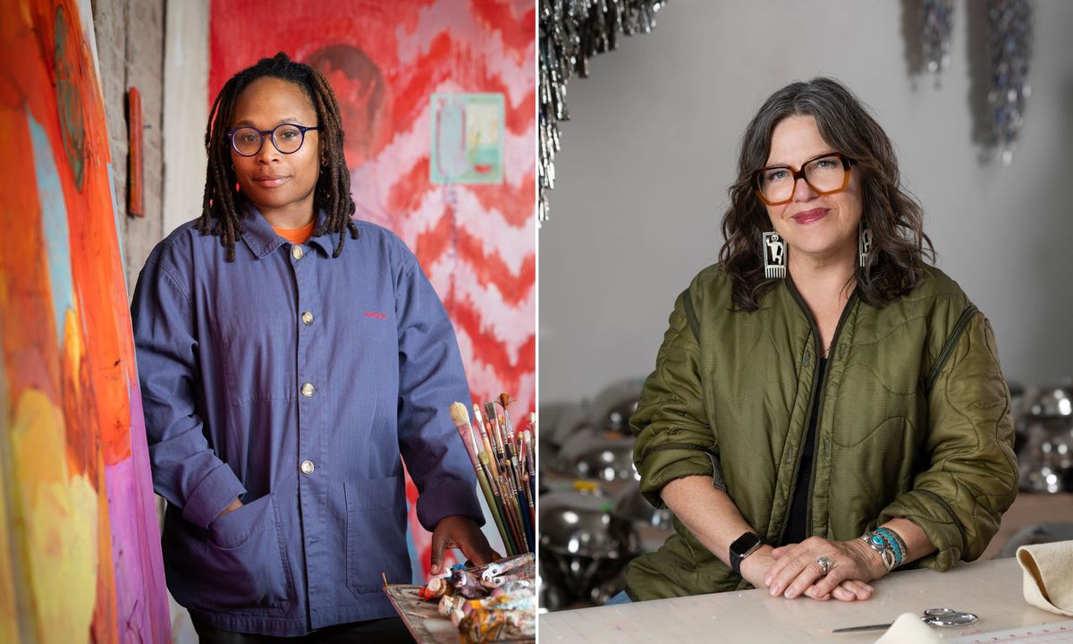 The recipients of the 30th Heinz Awards for the Arts are Jennifer Packer (left) and Marie Watt (right) Photos by Joshua Franzos