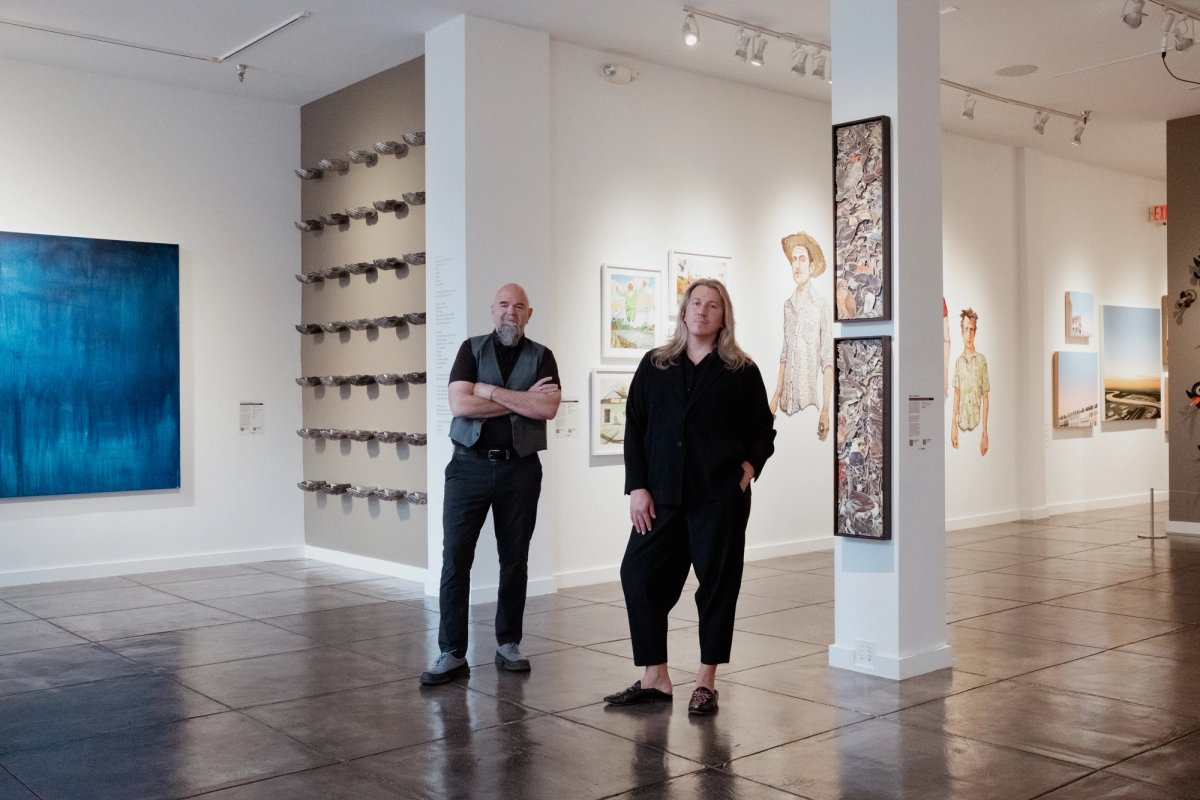 Jonathan Ferrara and Matthew Weldon Showman at Ferrara Showman Gallery. Photo by Joliet Morrill