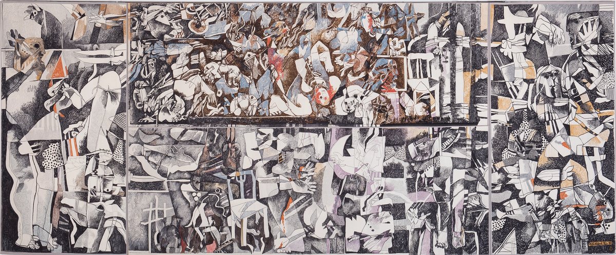 Dia al Azzawi's Sabra and Shatila Massacre (1982-83)