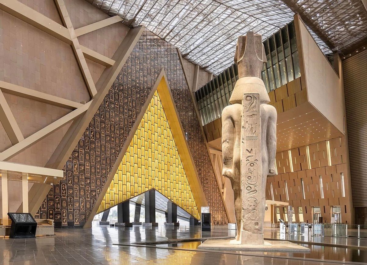 The massive new museum in Cairo was due to fully open on 3 July © Grand Egyptian Museum