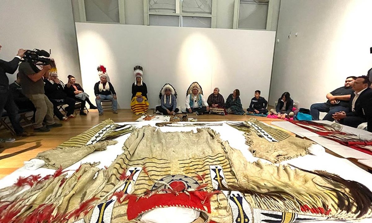 Royal Albert Memorial Museum repatriates artefacts to Siksika Nation Royal Albert Memorial Museum repatriates artefacts to Siksika Nation