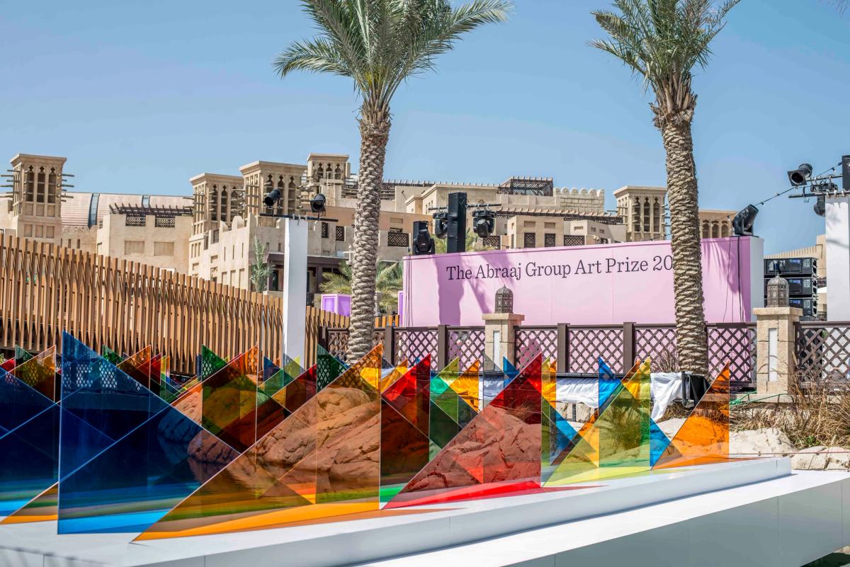Rana Begum's commission for the 2017 Abraaj Group Art Prize at Art Dubai Photo Solutions, courtesy of Art Dubai