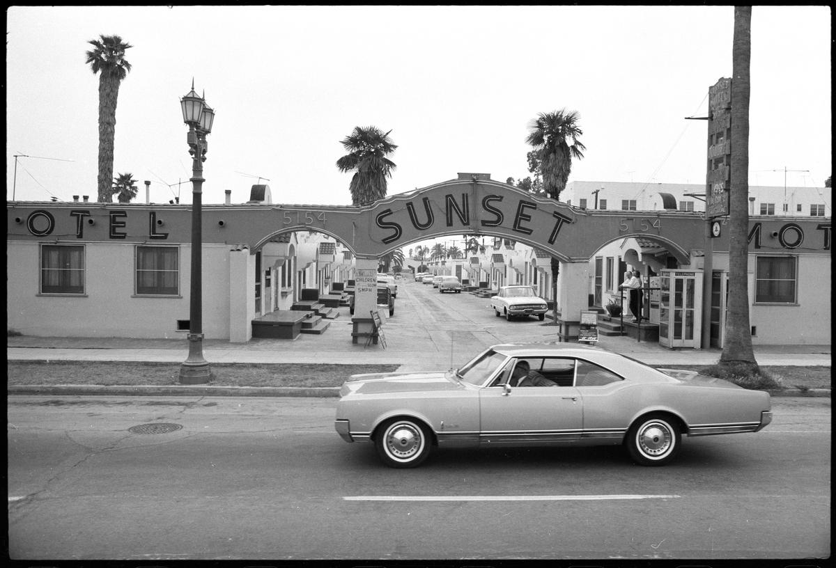 From Sunset Blvd, 1966, Ed Ruscha, Streets of Los Angeles Archive The Getty Research Institute  © Ed Ruscha