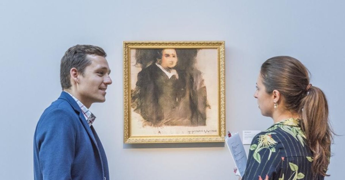 Portrait of Edmond Bellamy at Christie's © Christie's