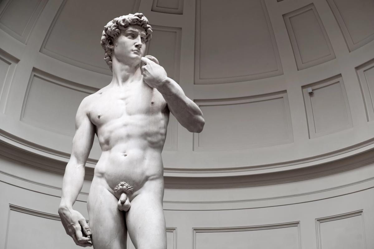 Nude not naked: Michelangelo's David caused a stir in Tallahassee Image: © Steve Barker