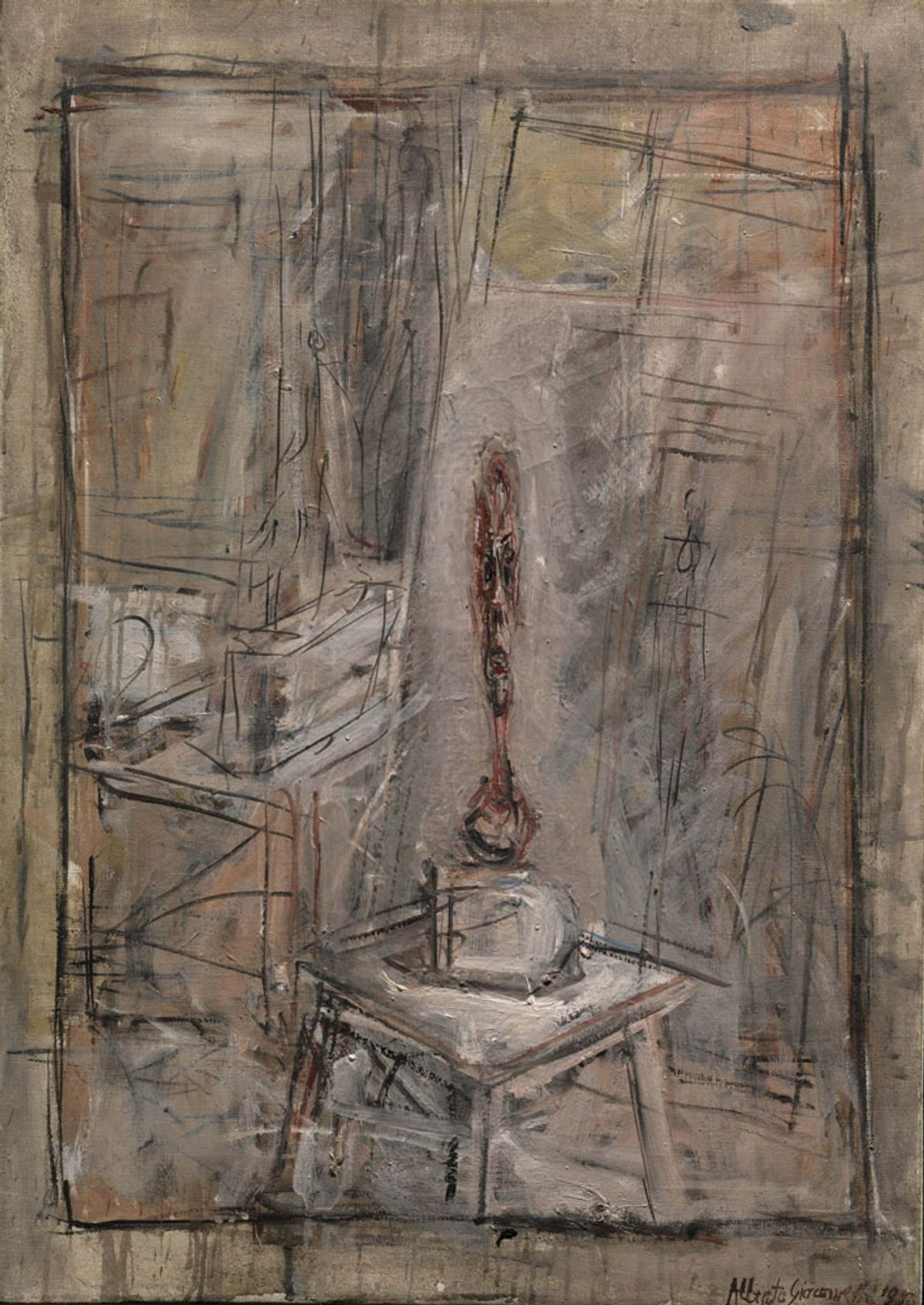 Alberto Giacometti, Atelier I (1950) courtesy of Thomas Gibson Fine Art Ltd