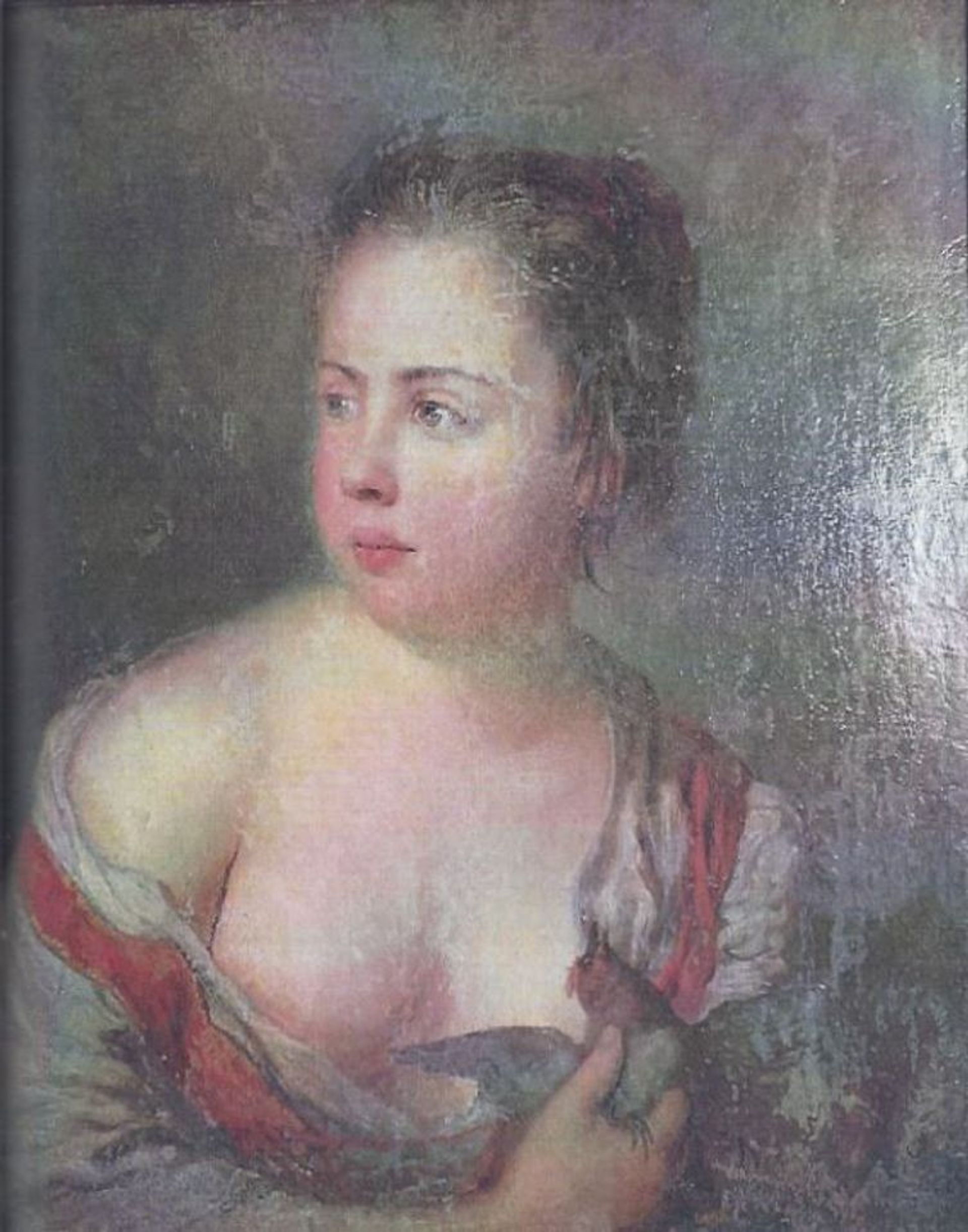 Girl with a Dove (1754) by Antoine Pesne, was seized in 1945 by Soviet soldiers from German troops who had taken it in 1943 from the National Museum in Poznan 