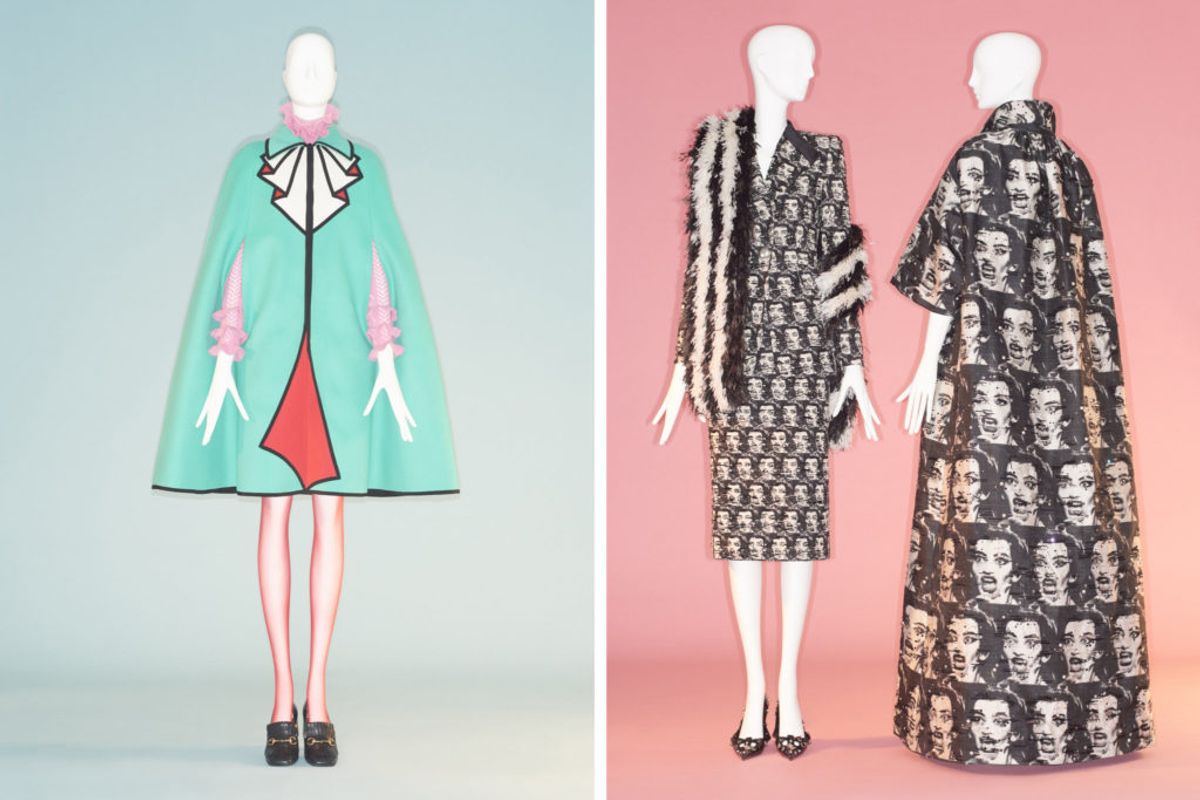 Left to right: Alessandro Michele for Gucci, Marc Jacobs Photo: Johnny Dufort; courtesy of the Metropolitan Museum of Art
