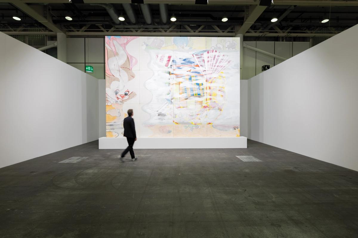 Michel Majerus's Weißes Bild (1994) Photo: David Owens