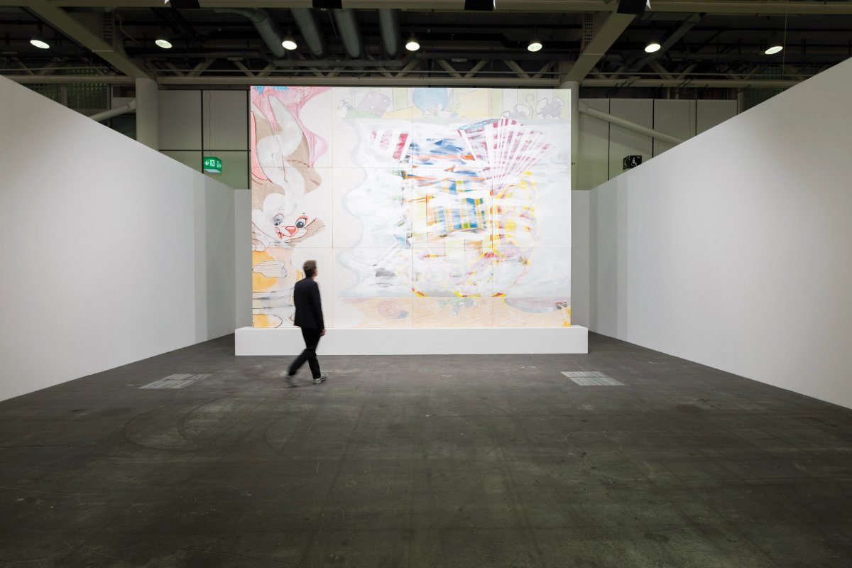 Michel Majerus's Weißes Bild (1994) Photo: David Owens