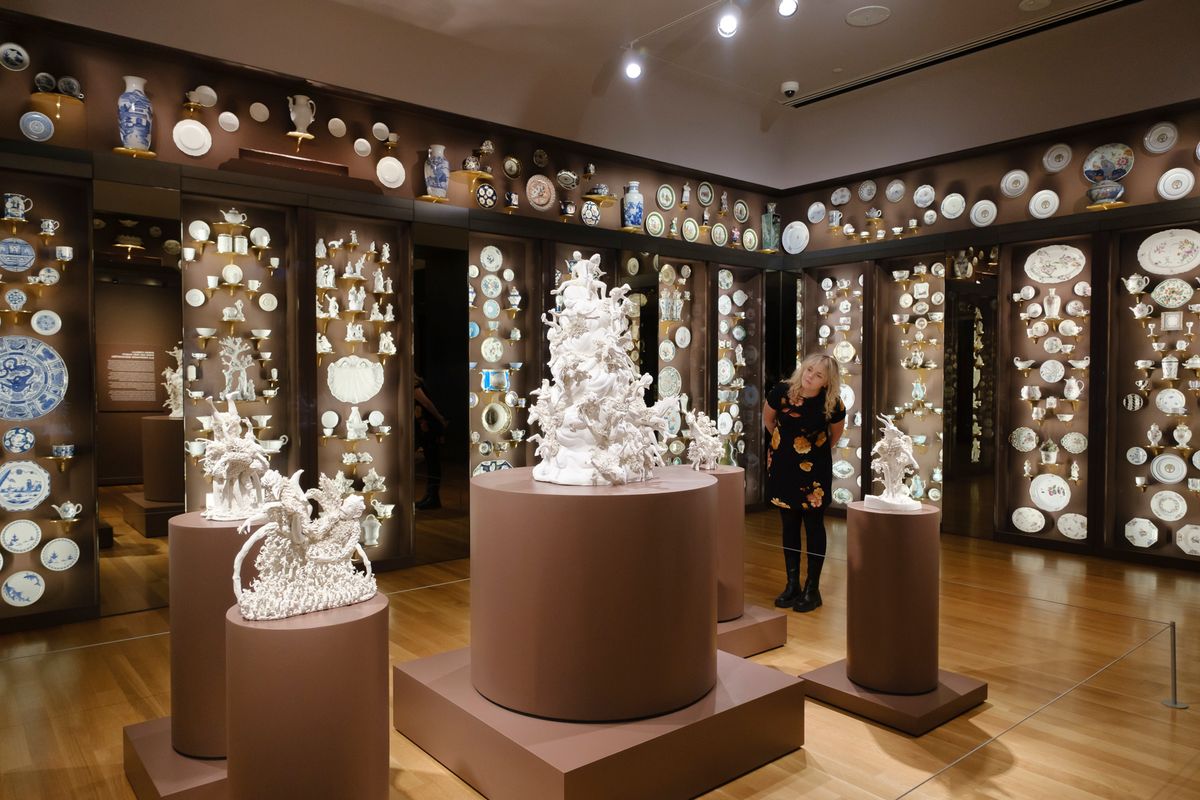 Diego Cibelli’s installation in the Seattle Art Museum’s Porcelain Room (until 10 May). The museum is focusing its efforts on engaging with the local community Alborz Kamalizad
