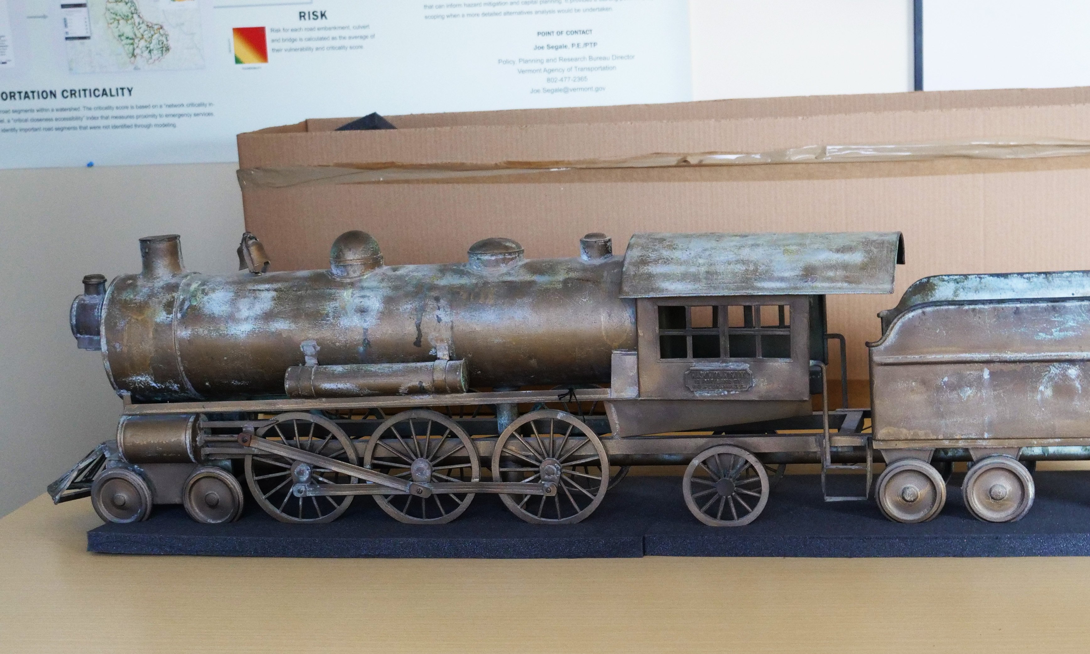 Stolen, century-old train-shaped weathervane returned to authorities in Vermont - Vimarsana News