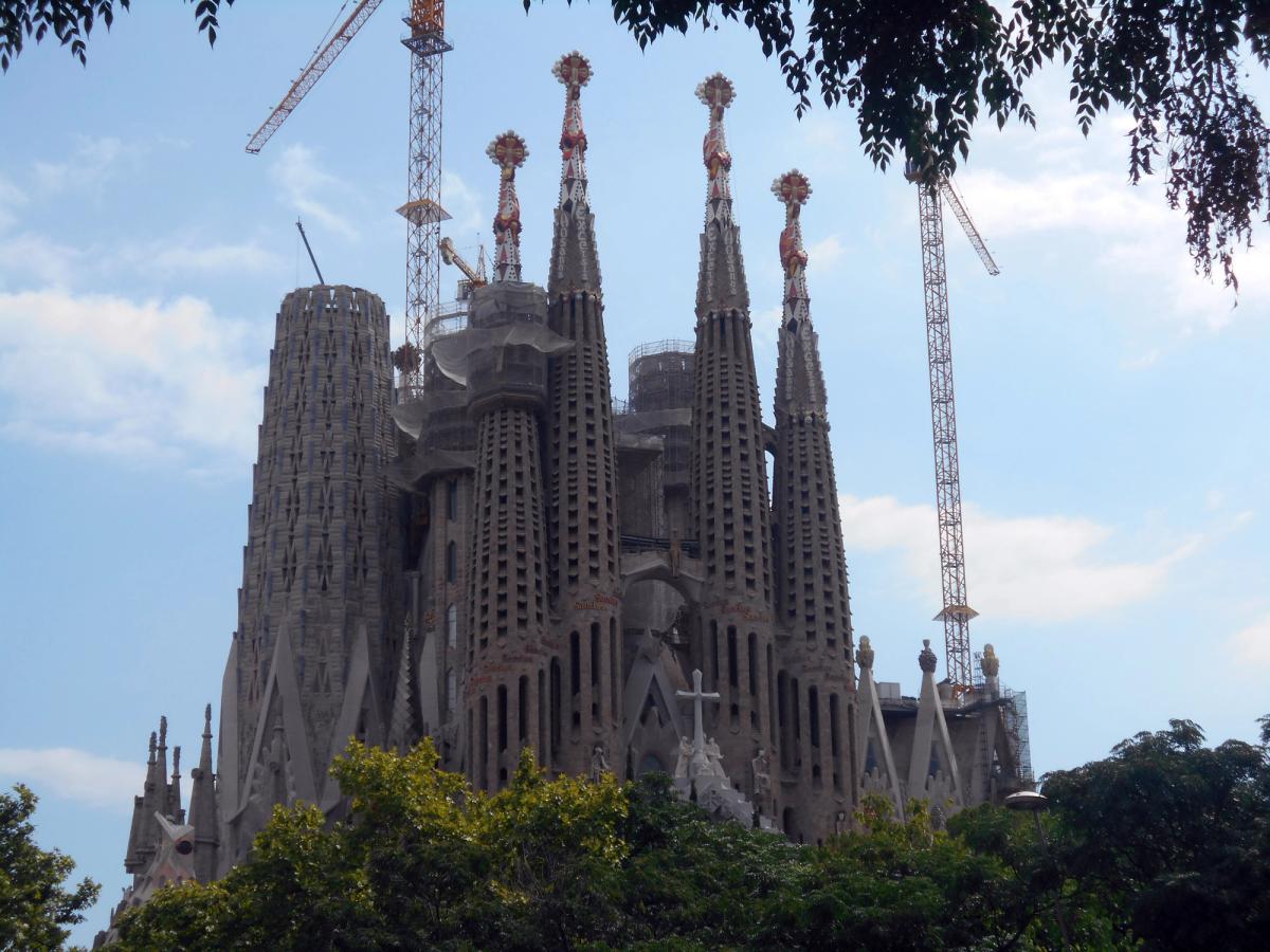 Exterior de La Sagrada Familia in Barcelona Photo: Canaan