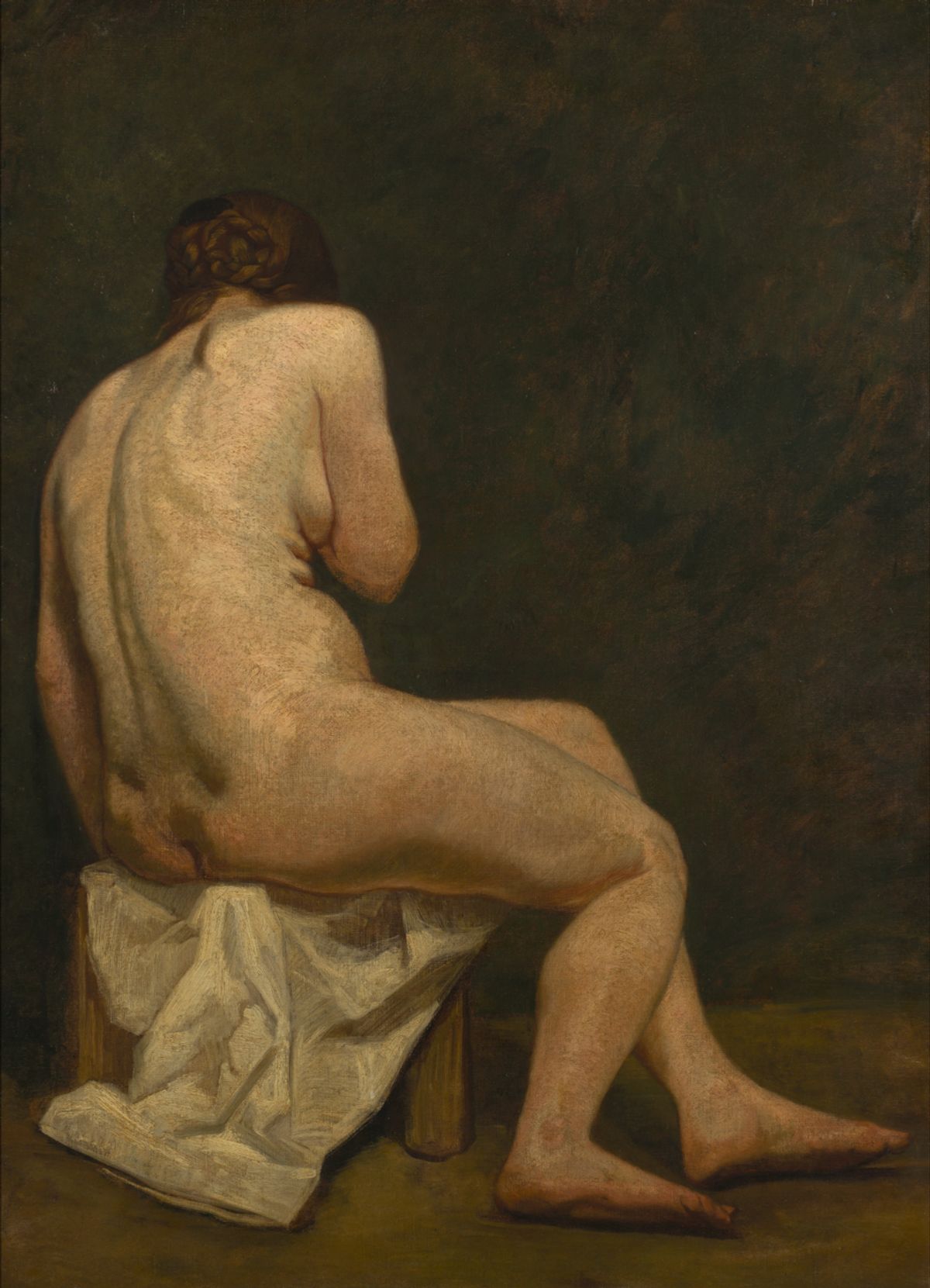 John Russell, Female Nude (about 1886), oil on canvas, 120cm by 92cm, Van Gogh Museum, Amsterdam (Vincent van Gogh Foundation) Courtesy of the Van Gogh Museum, Amsterdam (Vincent van Gogh Foundation)