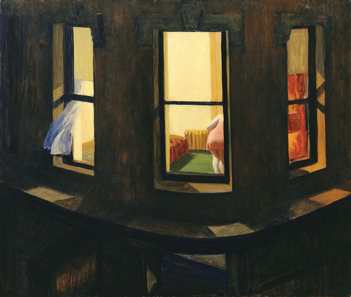 Edward Hopper's Night Windows (1928) MoMA; Gift of John Hay Whitney © 2018; Image: MoMA, New York/Scala, Florence