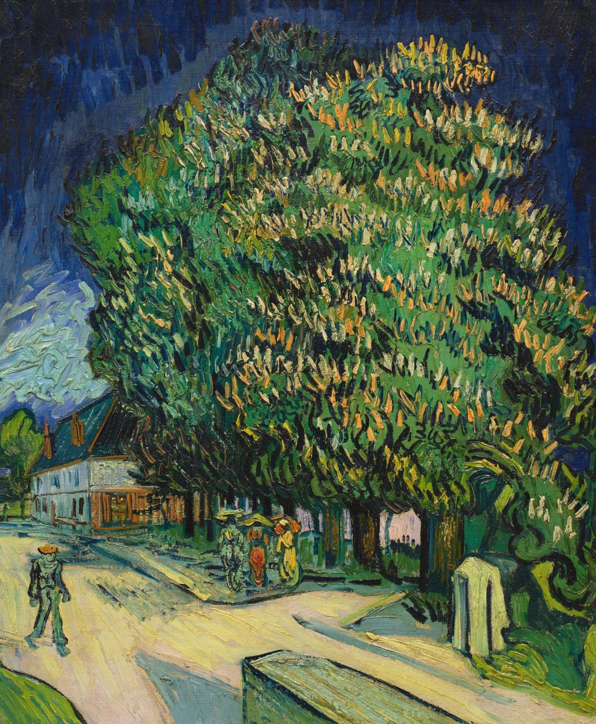Van Gogh’s Blossoming Chestnut Trees (Châtaigniers en fleurs) (May 1890)
Sotheby’s
