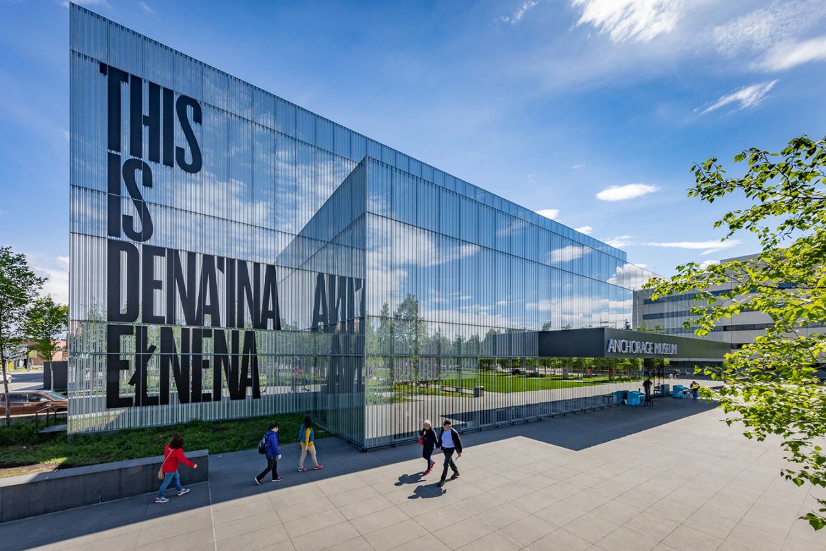 The Anchorage Museum in Anchorage, Alaska, one of the funding recipients in the third round of Frankenthaler Climate Initiative grants Photo Credit: Jim Kohl/Anchorage Museum, 2019