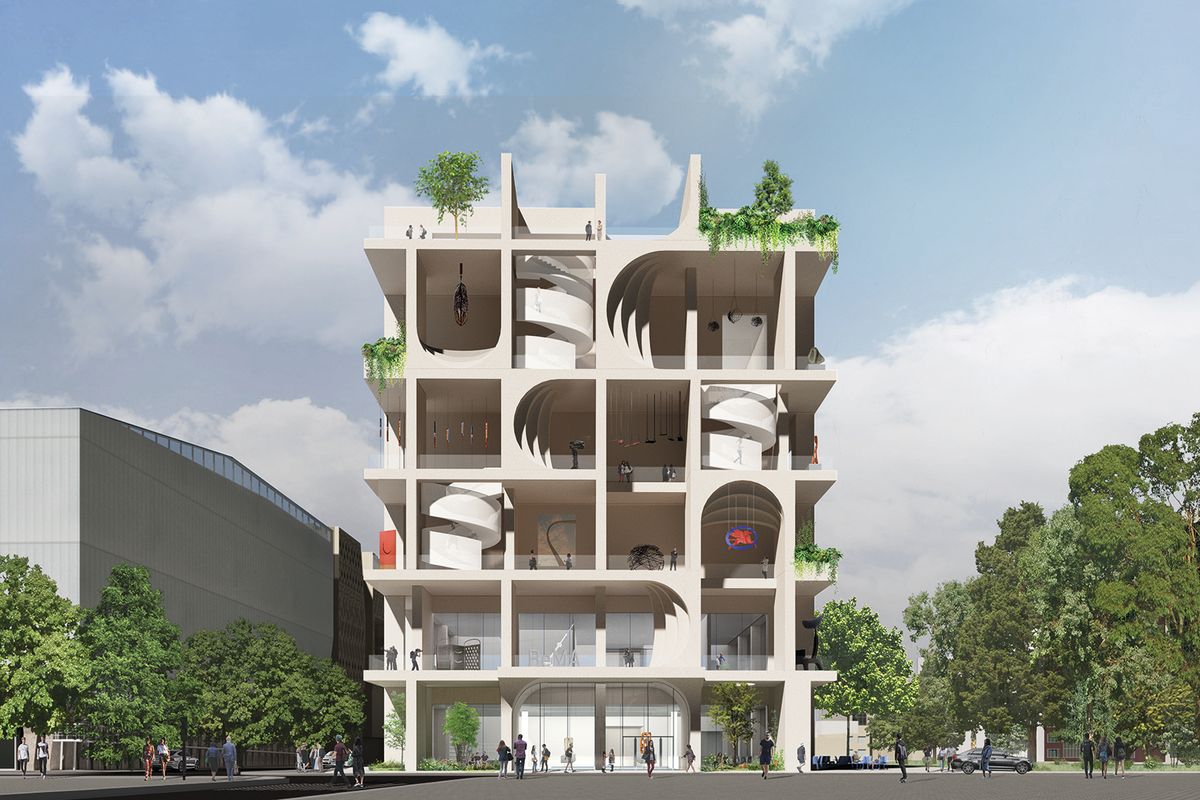 Art made visible: BeMA’s permanent collection will consist of 1,275 works from 210 artists, exhibiting a public art collection focused on the Lebanese diaspora that has long been near-inaccessible to the citizens of Beirut
Courtesy of WORKac