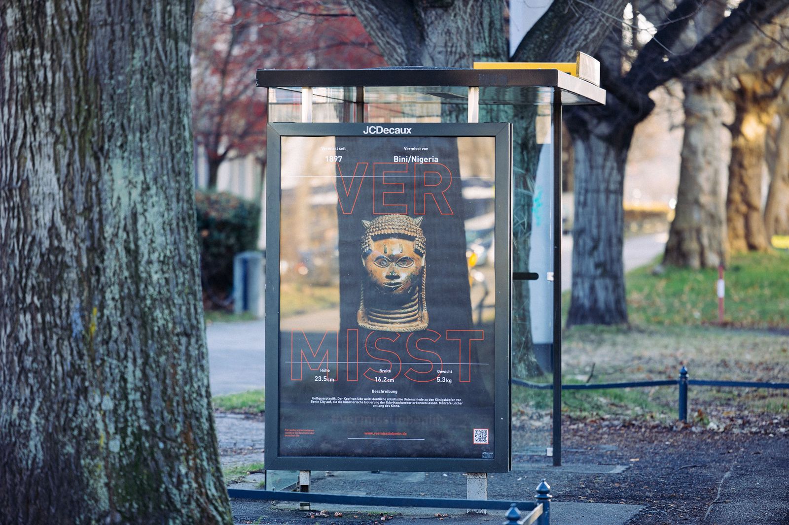 Emeka Ogboh's Missing in Benin poster campaign Photo: © Oliver Killig