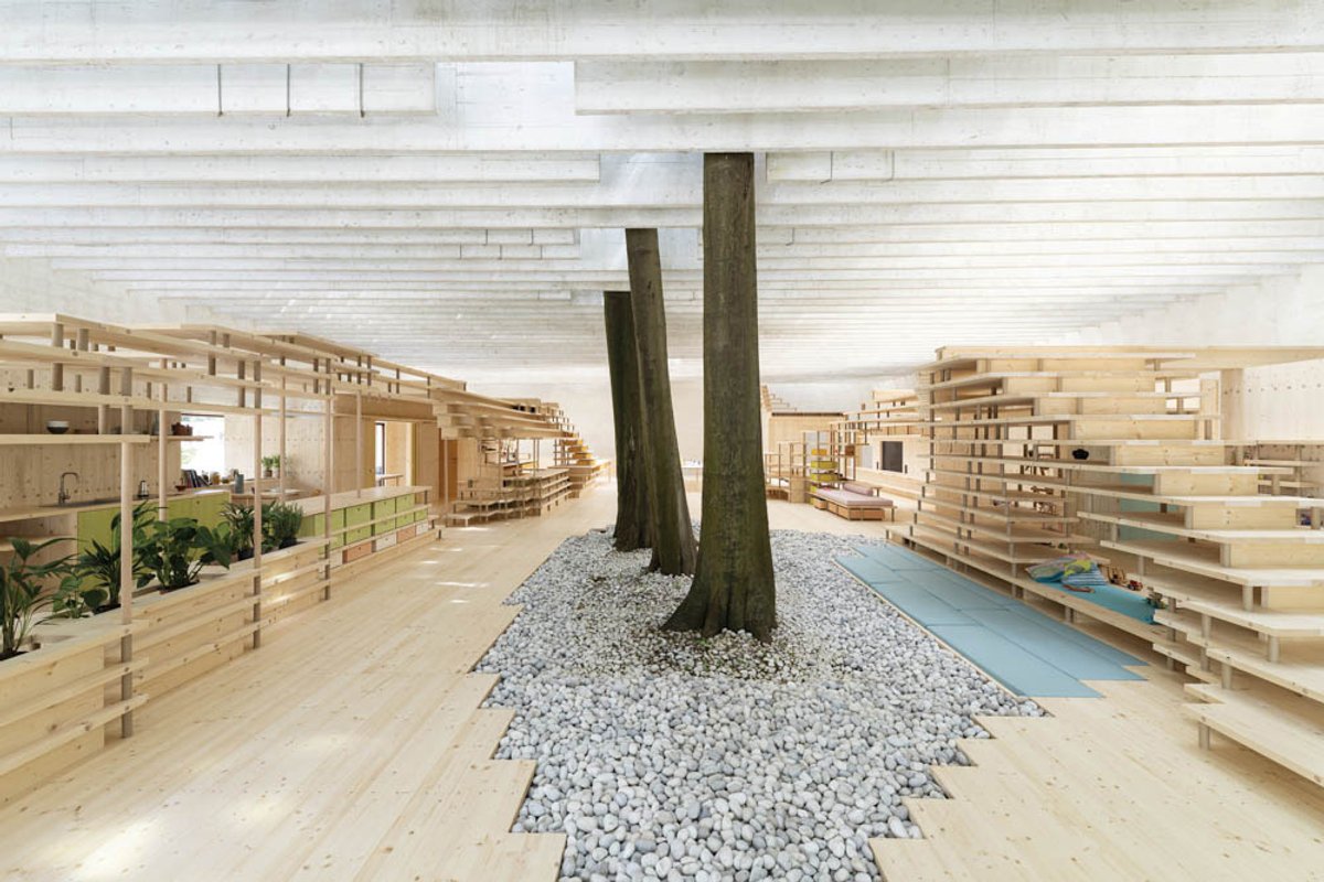 Architects Helen & Hard’s communal living installation, first shown at the 2021 Venice Architecture Biennale. © National Museum of Norway/Chiara Masiero Sgrinzatto and Luca Nicolò Vascon