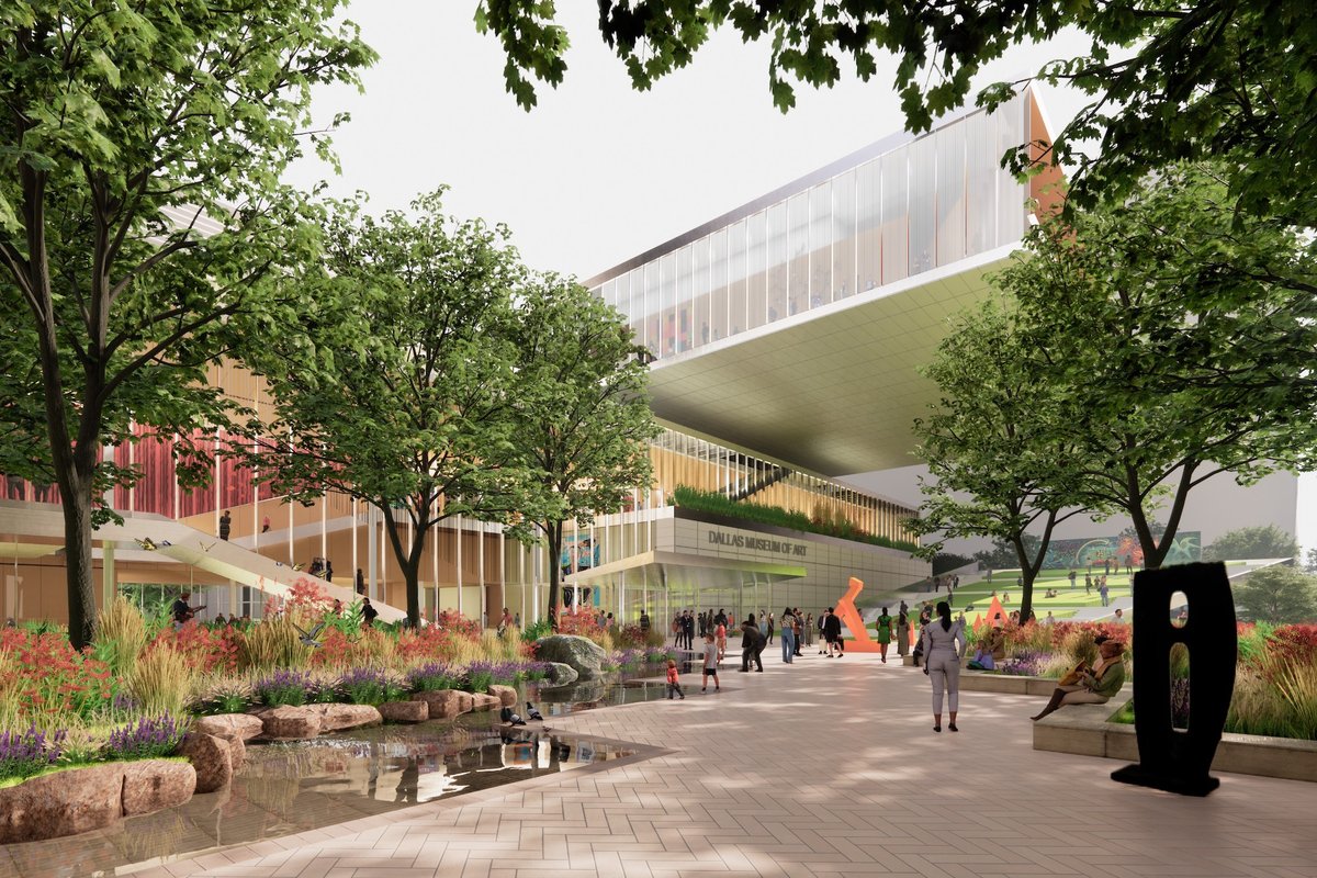 Weiss/Manfredi, North Entry Plaza concept design © Weiss/Manfredi and Malcolm Reading Consultants