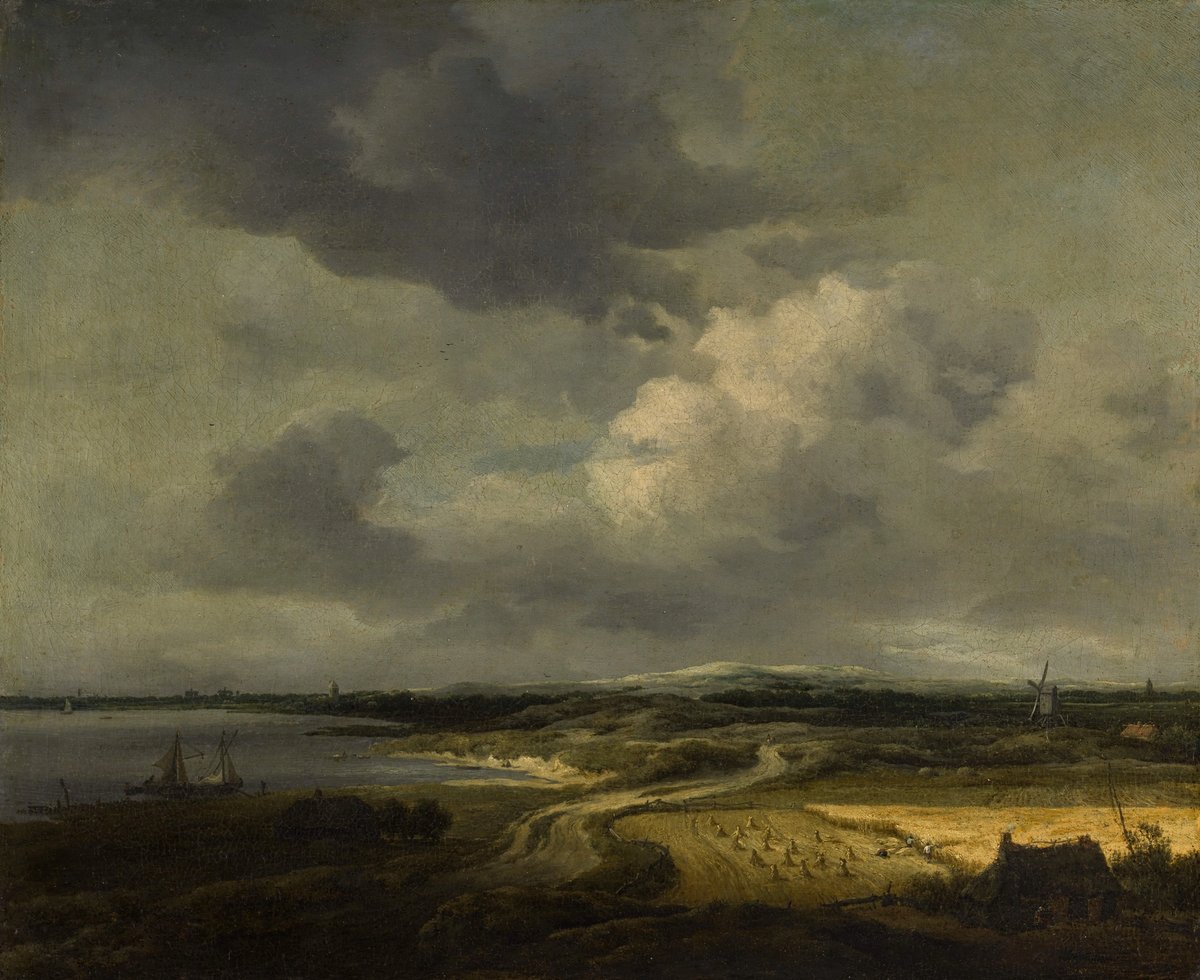 Panoramic Landscape with Cornfields and Dunes beside the Sea by Jacob Isaacksz van Ruisdael
Courtesy Sotheby’s