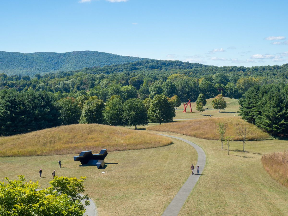 Visitors at Storm King Art Center in upstate New York Photo by Eldan Goldenberg, via Wikimedia Commons