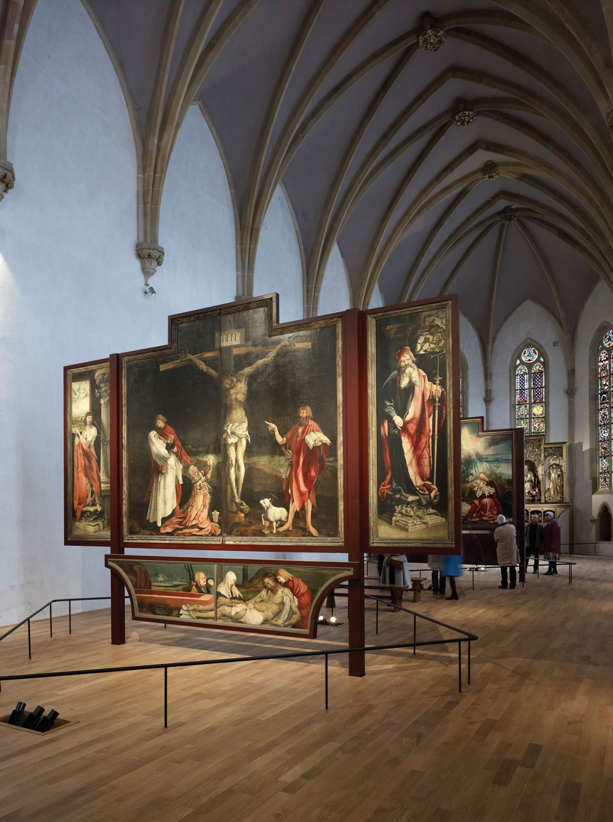 The painted panels will be restored at Colmar’s Unterlinden Museum Photo: Ruedi Walti; © Musée Unterlinden