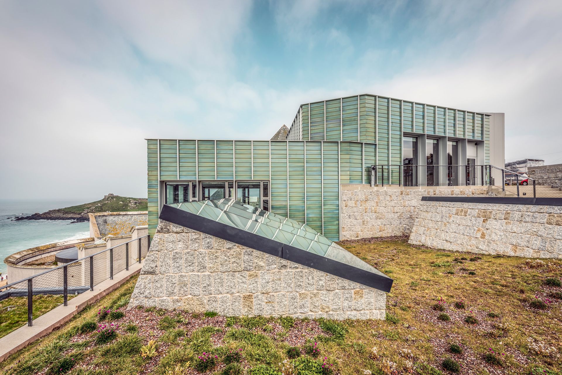 “Deeply intelligent and breathtakingly beautiful”: part of the new extension to Tate St Ives, designed by the architect Jamie Fobert Photo Marc Atkins
