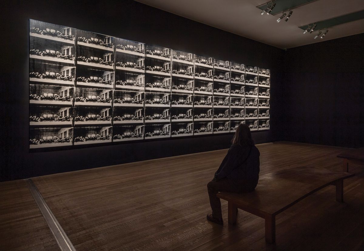 Warhol’s Sixty Last Suppers from 1986 was his “end-of-life” work —he died a month after it was shown in a Milan gallery © Tate