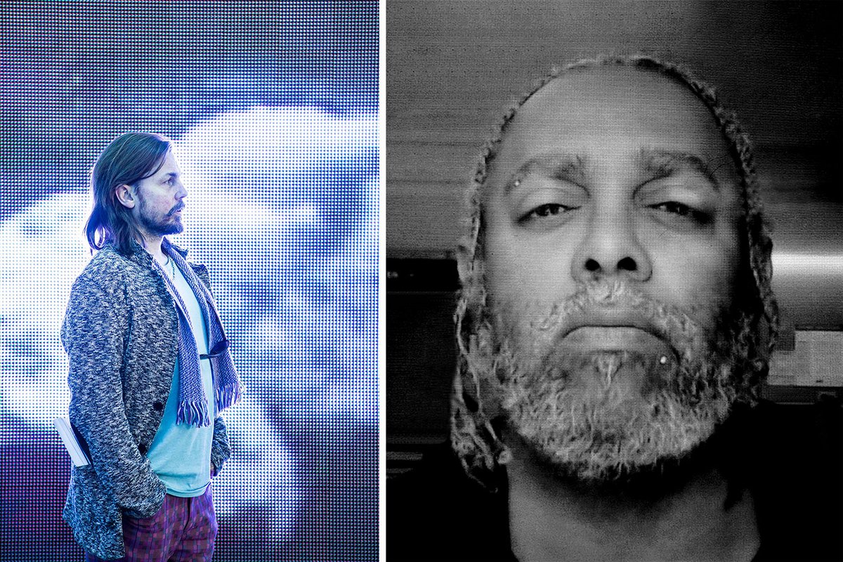 Mark Leckey (left) and Arthur Jafa are showing together at Conditions in Croydon, south London Portrait of Mark Leckey. Photo by Jeremy Liebman, courtesy of the artist and Gladstone. Portrait of Arthur Jafa. Courtesy of the artist, Gladstone, and Sprüth Magers.