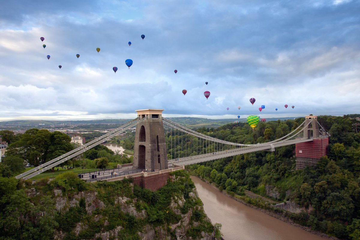 Clifton Suspension Bridge in Bristol
courtesy Clifton Suspension Bridge (X)