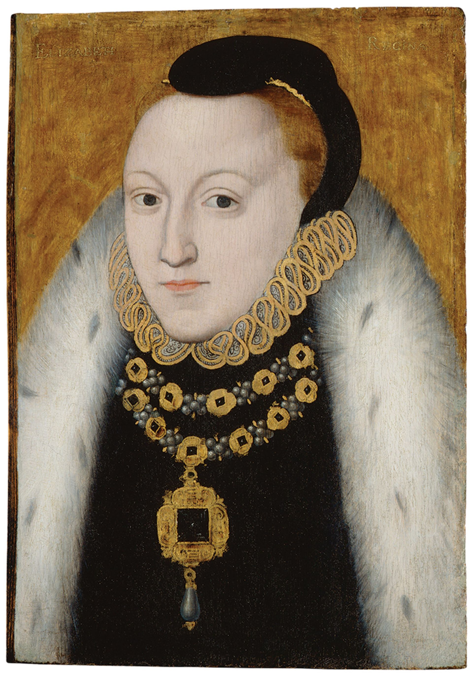 An early (1560) portrait of Queen Elizabeth I, with a“ faint smile and a wary look in her eyes”, by an unknown artist

© National Portrait Gallery, London





