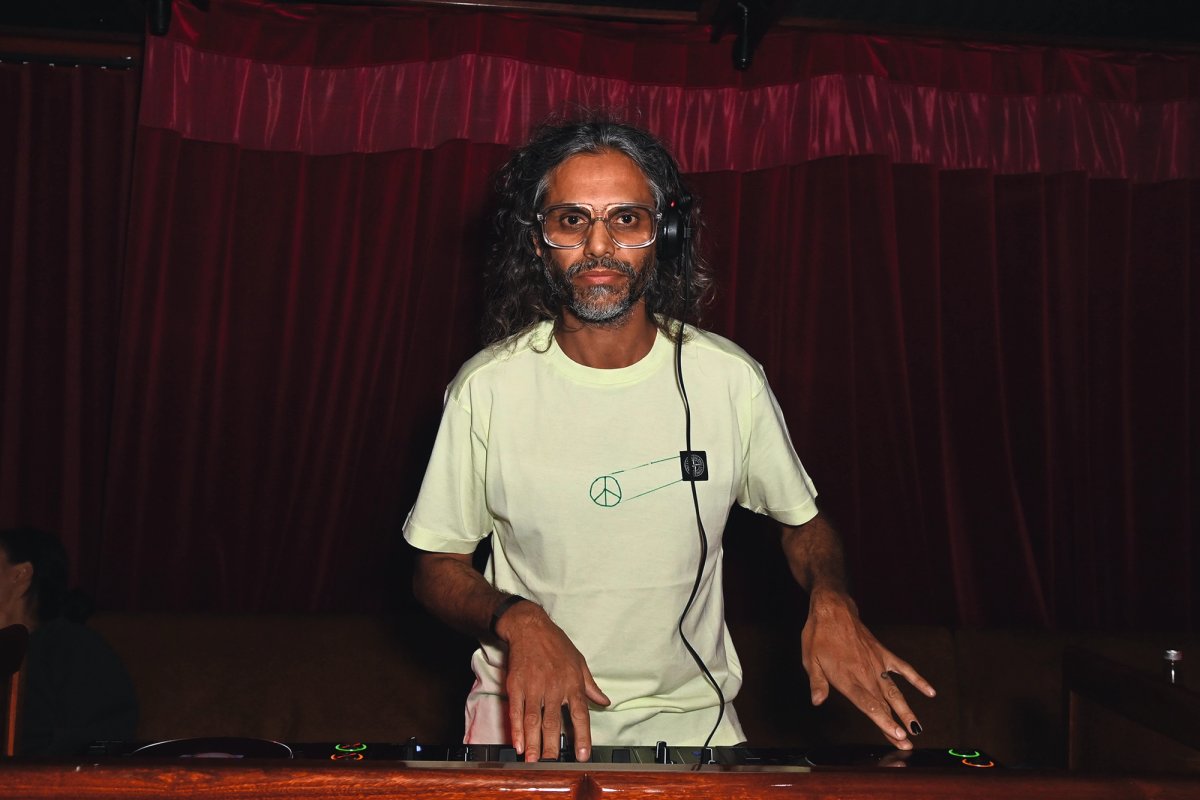 Haroon Mirza was just one of the arty stars who hit the decks at the KOKO party on Thursday
Photo: Dave Benett/Getty Images for Frieze