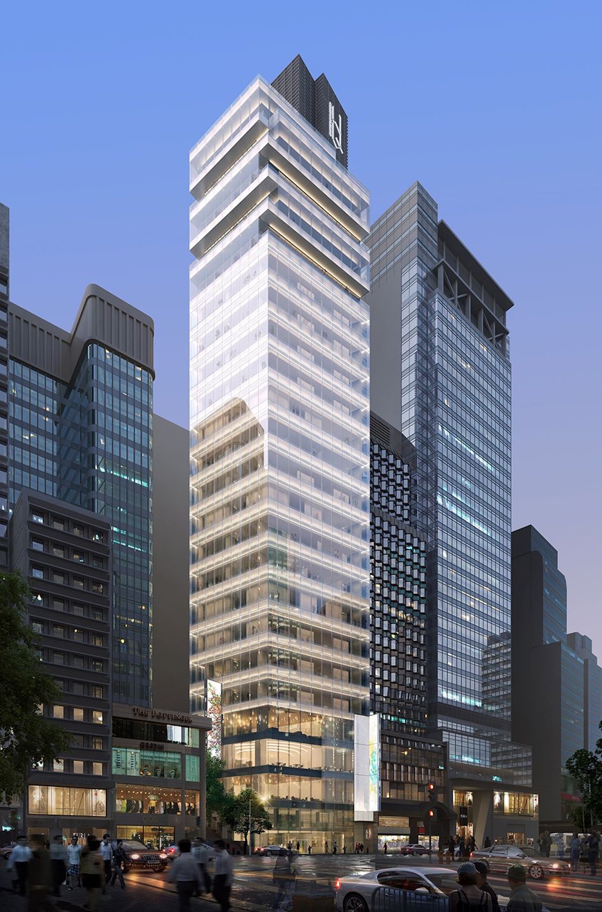 Pace's Hong Kong gallery moved into the H Queen's building when it opened in 2018 © CL3 Architects / Henderson Land Ltd