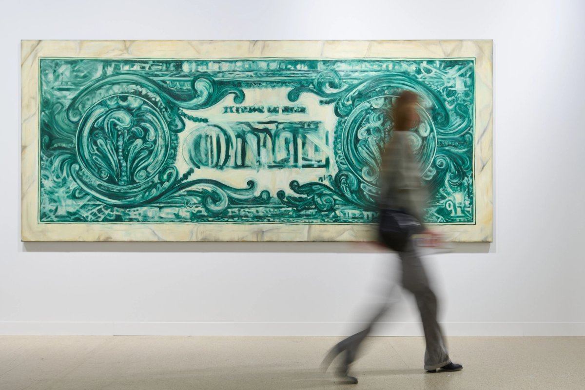 Greene Naftali's stand during a 2026 edition of Art Basel. Courtesy Art Basel