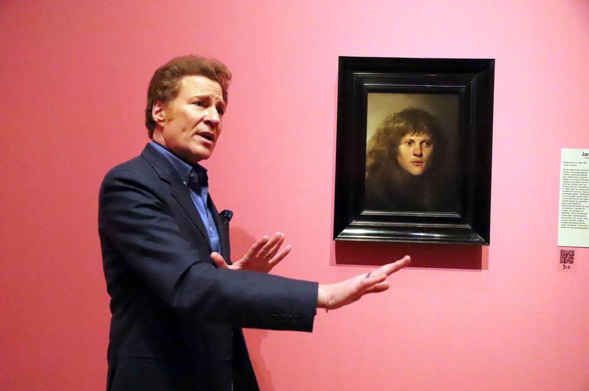 Not-so-old Masters: Thomas S. Kaplan at Amsterdam’s H’ART Museum in April 2025 with Jan Lievens’sSelf-Portrait (around 1629-30), part of the show Rembrandt to Vermeer, Masterpieces from The Leiden Collection, which closed in August Imago/Alamy Stock Photo