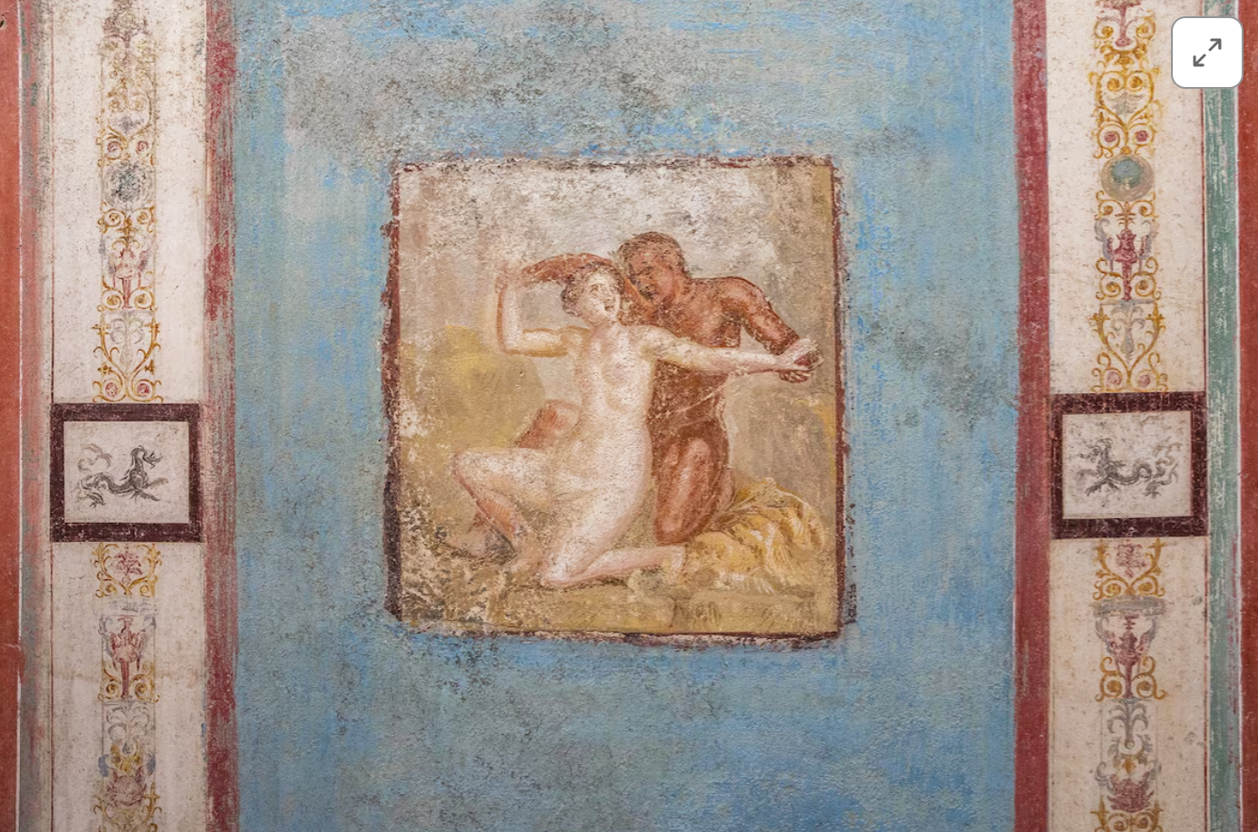 House featuring erotic art unearthed at Pompeii