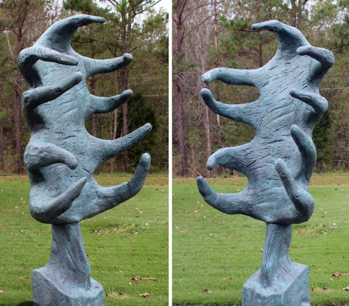 The sculpture stolen from the set of Beetlejuice 2 in Vermont Courtesy Vermont State Police
