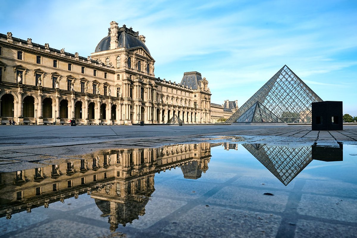 Early morning shot of the Louvre Museum in Paris—the most visited museum in the world in 2022, according to our report
Photo: Pedro Szekely