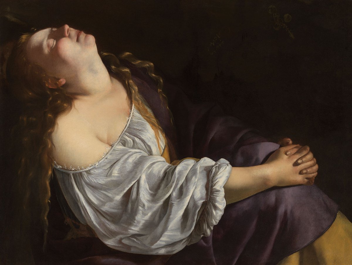 Artemisia Gentileschi's Mary Magdalene in Ecstasy (around 1620-25) © Photo: Dominique Provost Art Photography - Bruges
